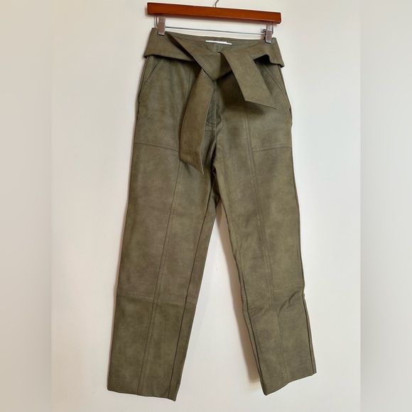 JONATHAN SIMKHAI Tess Vegan Leather Pants Size 2 - Picture 2 of 13